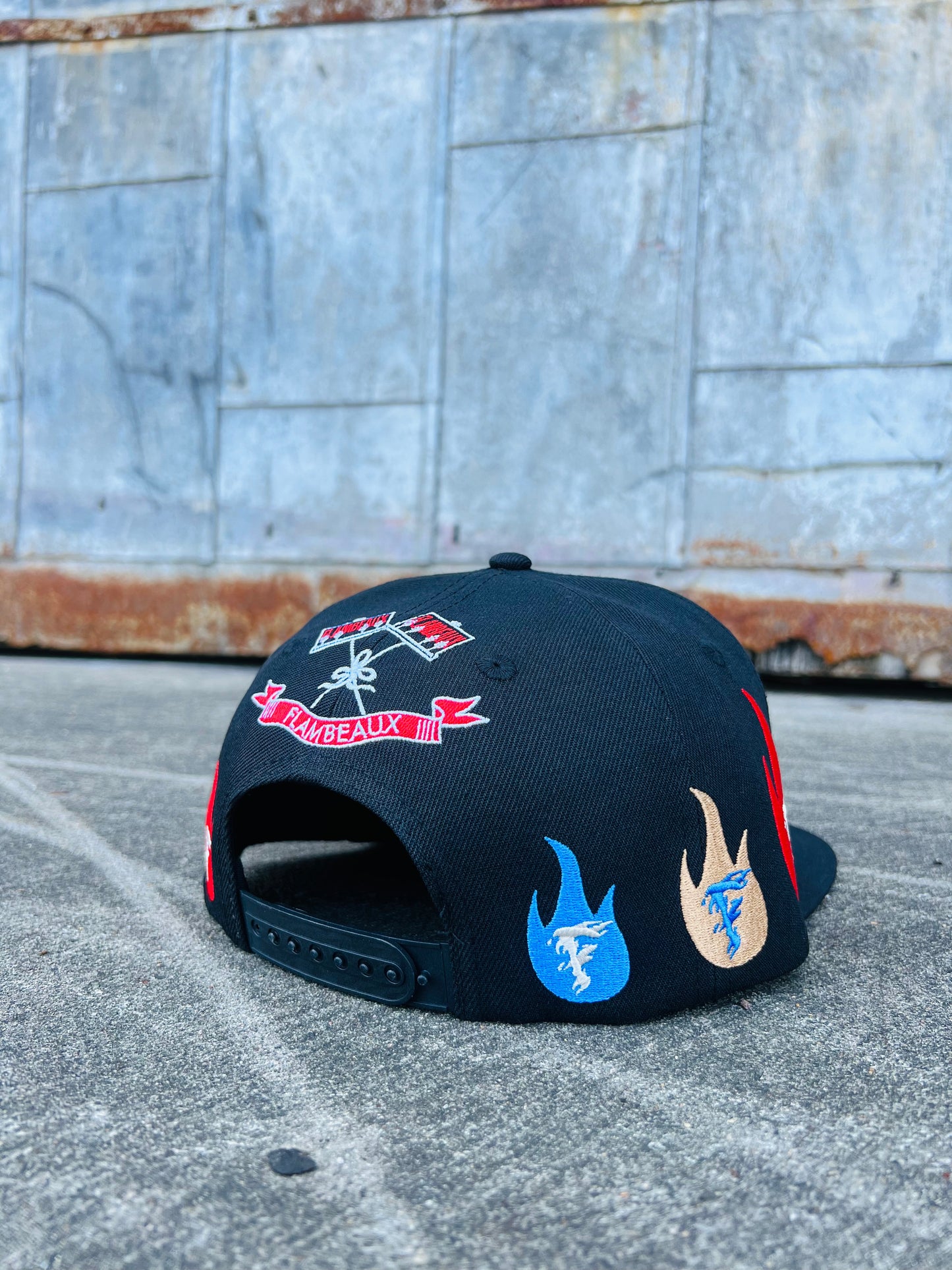Flambeaux Team Hat-Black