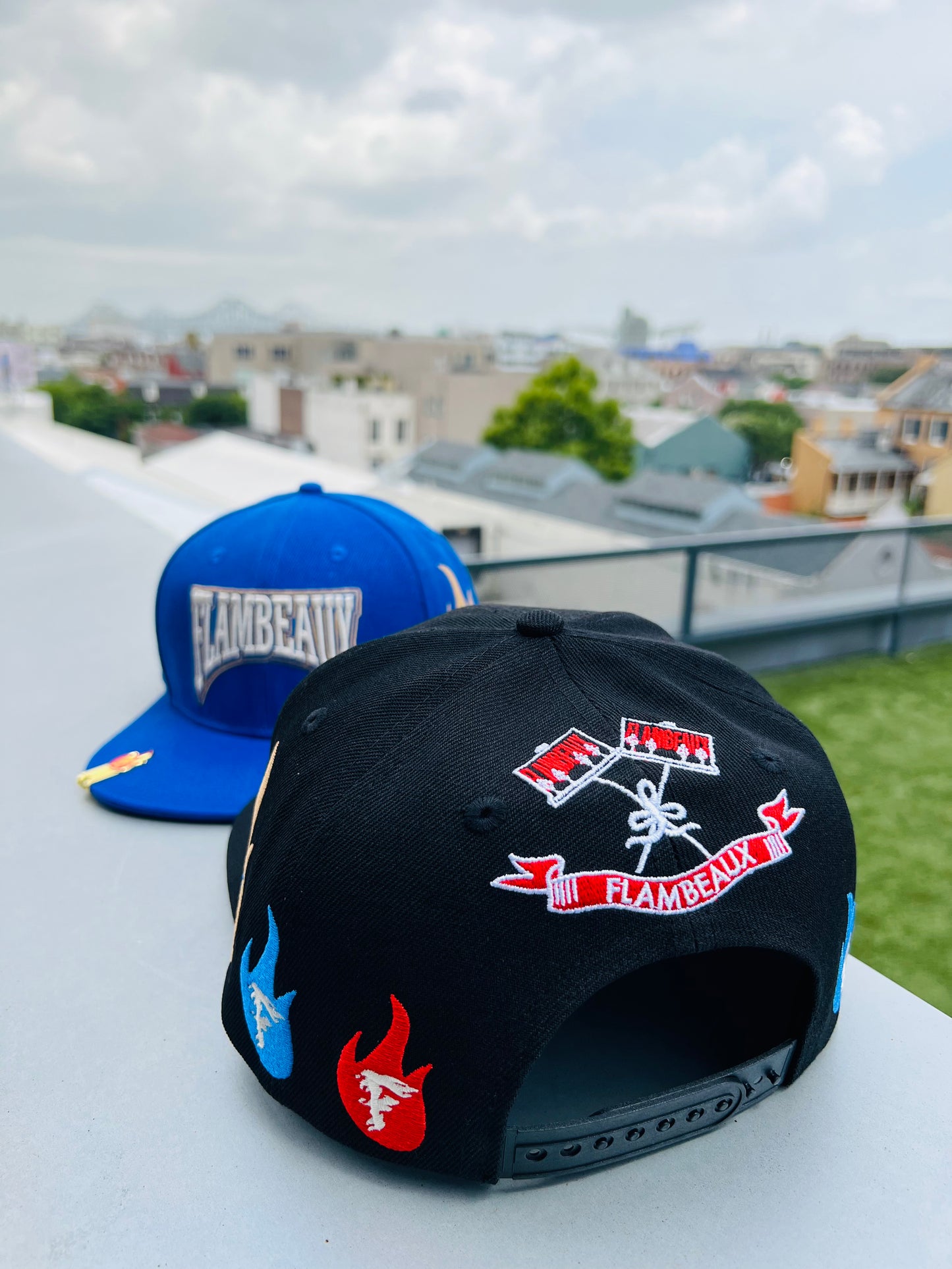 Flambeaux Team Hat-Black