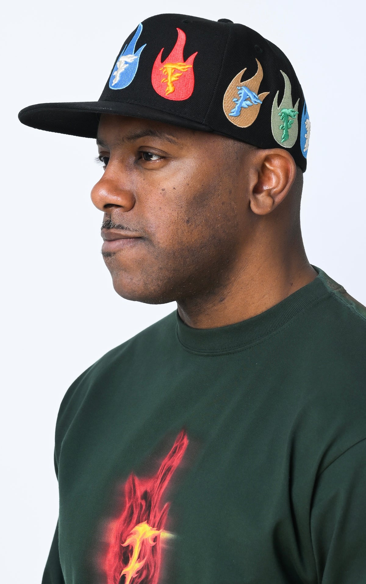 TORCHBEARER TEE-FOREST GREEN