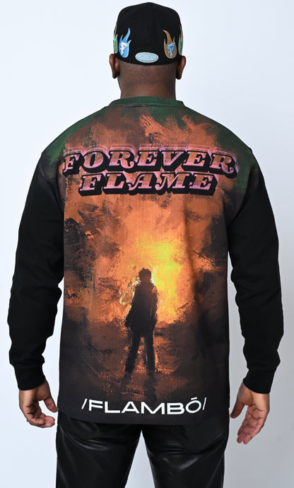 TORCHBEARER TEE-BLACK