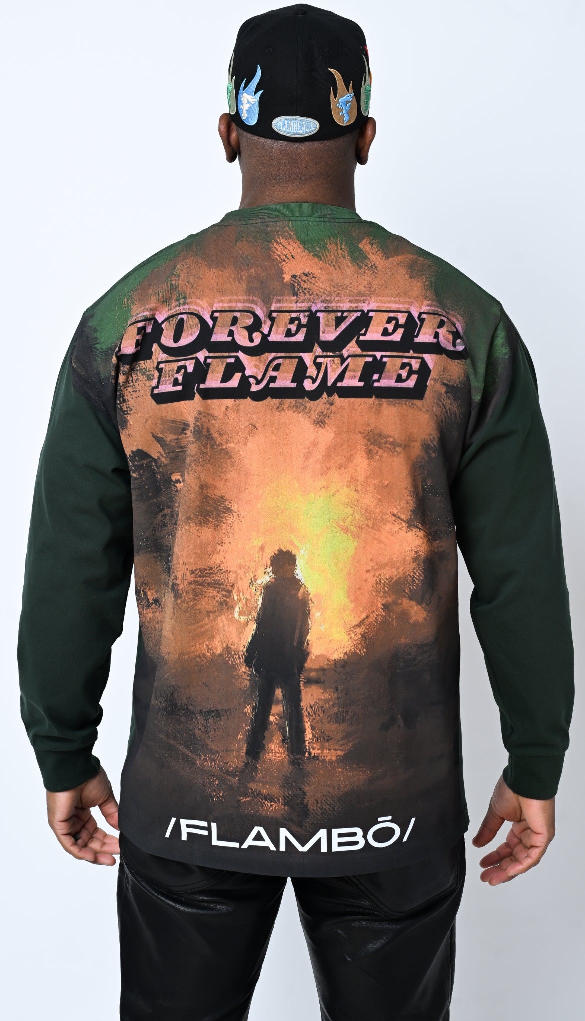 TORCHBEARER TEE-FOREST GREEN
