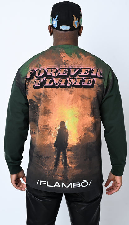 TORCHBEARER TEE-FOREST GREEN