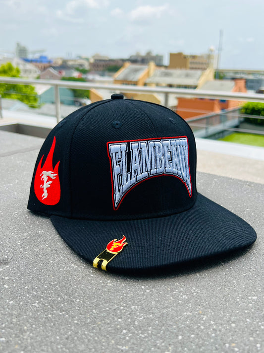 Flambeaux Team Hat-Black